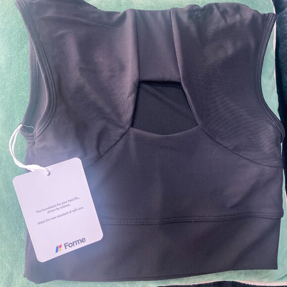 NWT Forme posture correcting Revive Bra, Obsidian Black, size Small - Picture 2 of 3